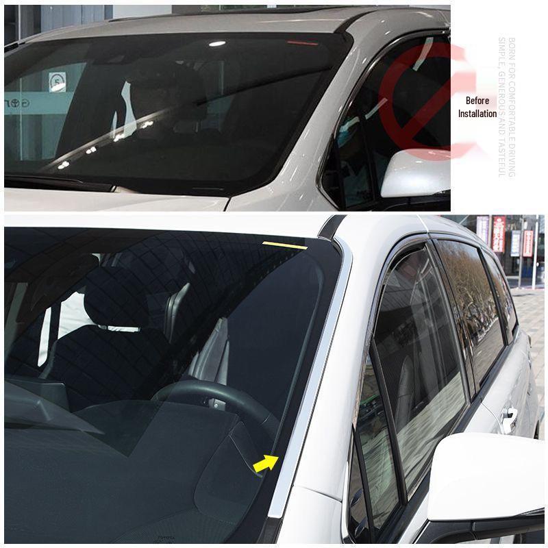 Helle dekorative Streifen für die Windschutzscheibe und die Karosserieverkleidung des Toyota Sienna