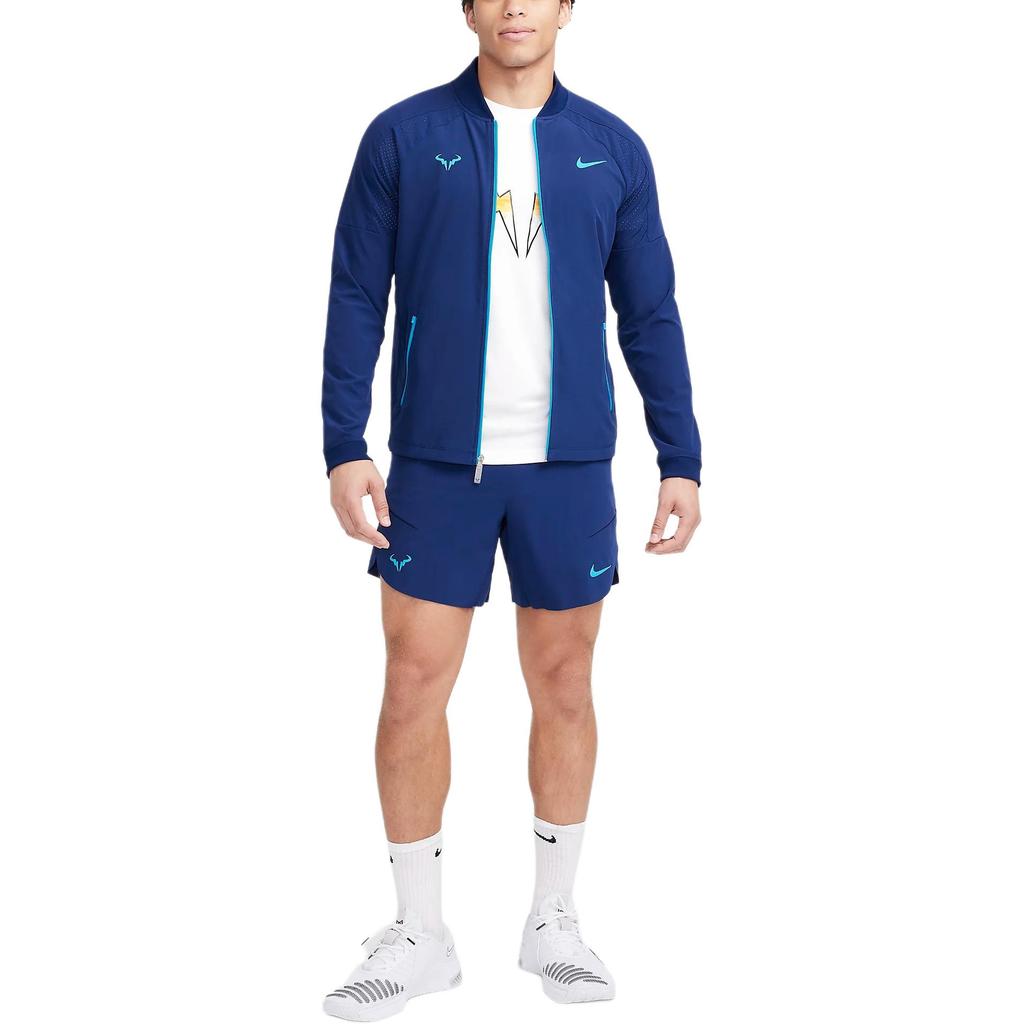 Nike Chaqueta de Tenis Dri-FIT Rafa FW24 para Hombre chaquetas Azul Vacío DV2885-492