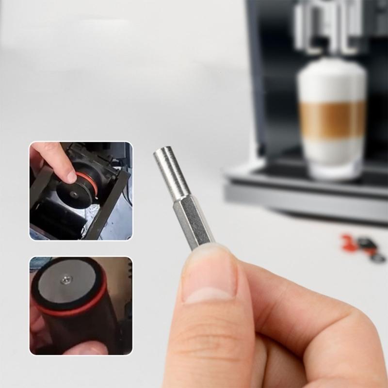 Professional Coffee Maker Maintenance Set Coffee Machine Head Wrench Featuring Silicone Seals and Easy to Use Tool