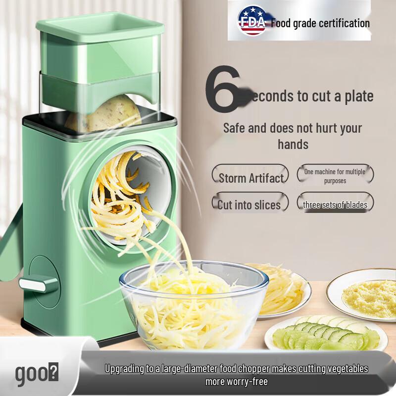 

Multi-functional Rotary Vegetable Slicer