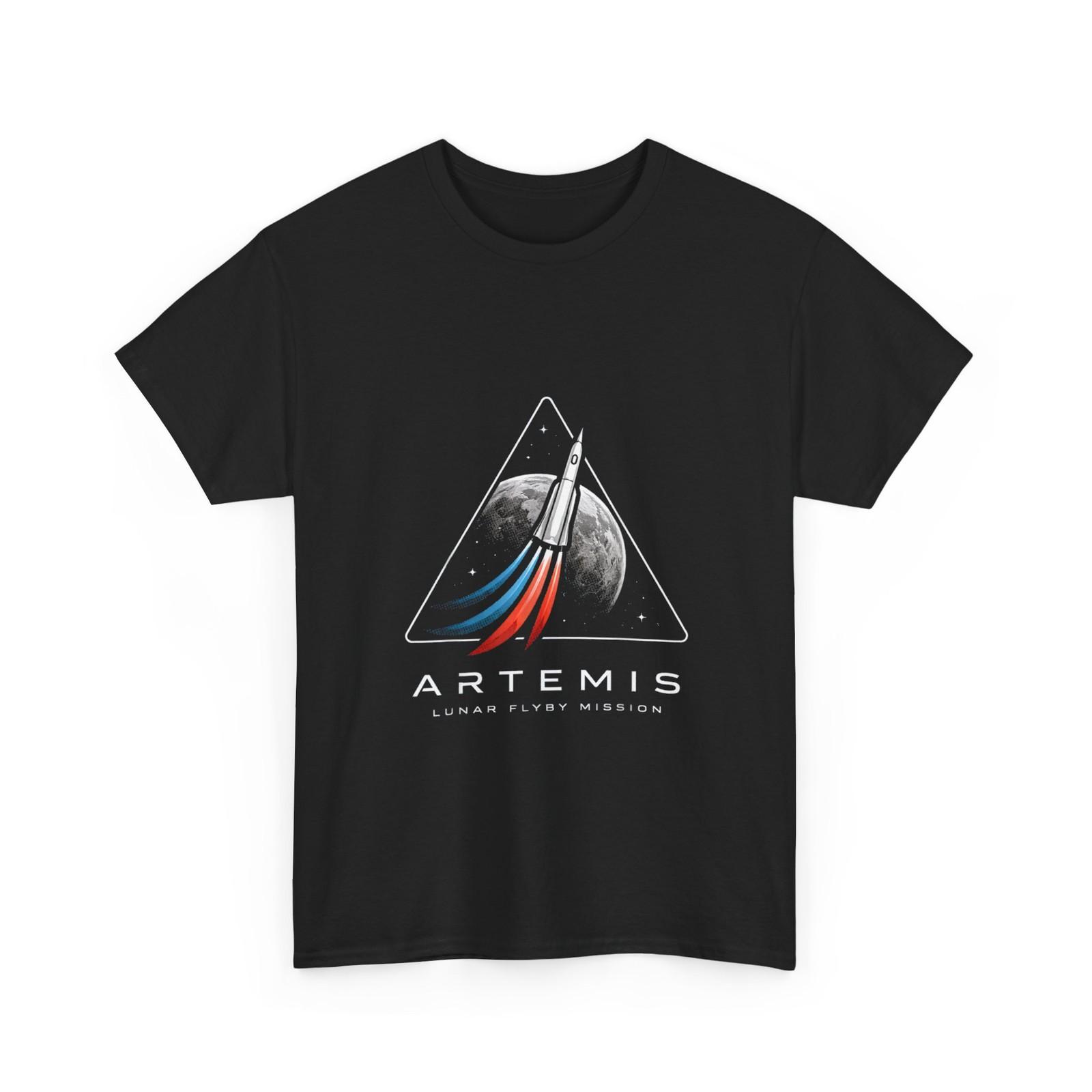 Artemis II Shirt, Space Rocket Launch Mission to The Moon Artemis 2 Shirt S