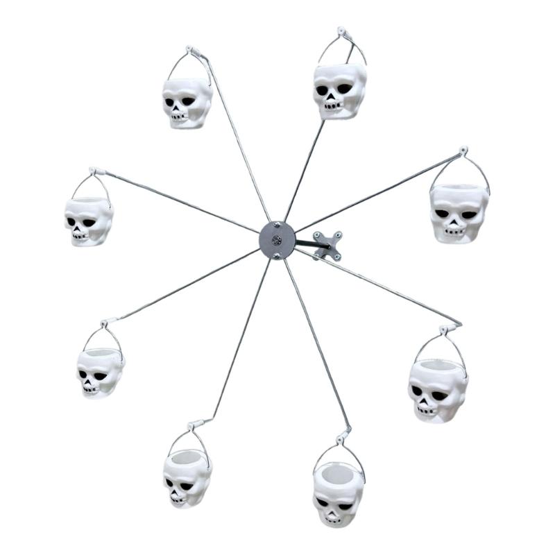 Ferris Wheel Style Bird Feeder with Rotating Feature Perfect for Backyard Bird Watching and Garden Decors