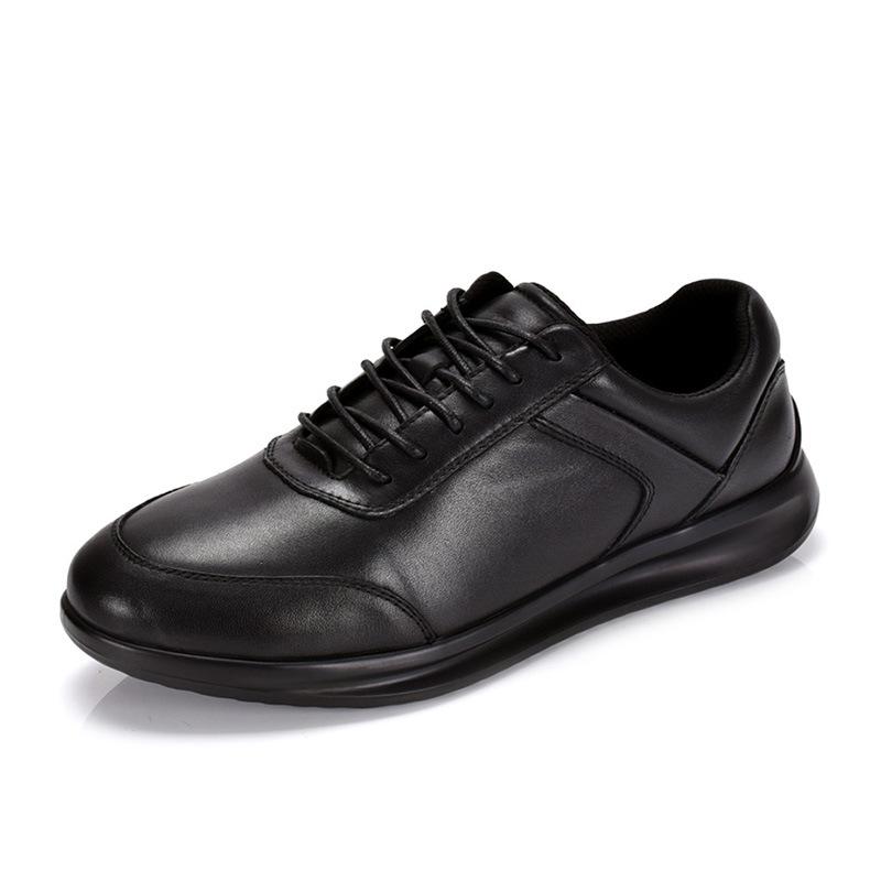 Men s Round-Toe Cowhide Leather Shoes: All-Season, Comfortable, Durable, Business Casual, Elegant, Trendy. Size 44