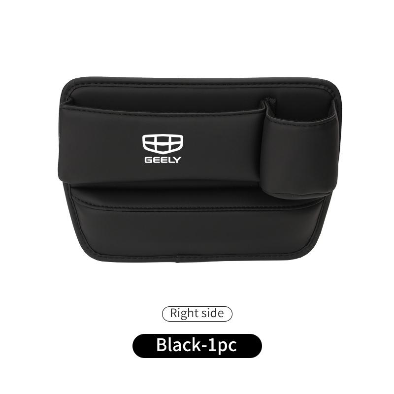 Leather Car Seat Gap Filler Organizer Console Crevice Storage Box For Geely Atlas pro Tugella Emgrand ec7 Coolray Geometry c gc9