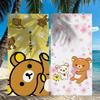 Cute R-Rilakkuma Towel Beach Towel Travel Lightweight Skin Friendly for Pool Beach Camping Cruise Summer