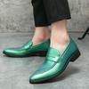 Multiple Colors Leather Men Shoes Casual Italian Loafers Slip-on Office Shoes Men Designer Nightclub Formal Party Driving Shoes