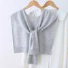 Air Conditioning Shawl Women's Simple Korean Version Decorative Knitted Four-season Vest Neck Protector