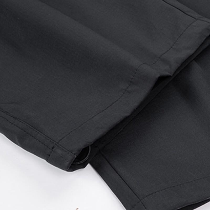 DelHui Men's Techwear Loose Straight Parachute Pants