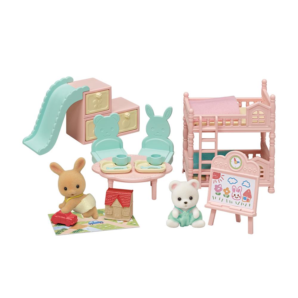 

Sylvanian Families Pastel Baby Room Furniture Set 5397