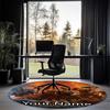 Custom Name Total War Warhammer Printed Round Rug Carpet Chair Rug Area Rug Entryway Doormats,for Office Chair Living Room Bedroom Kitchen Room.