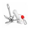 Ginrum Kayak Anchor Set Foldable Boat Anchor 0.7kg/1.5kg Grapple Anchor