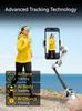 AOCHUAN Smart X2 iPhone Gimbal Stabilisator 3-Achsen mit OLED-Display KI-Tracking 7,8 Zoll Verlängerungsstange 280 Panorama-Vlog-Telefon Weiß