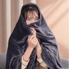 150x80cm Can Wear USB Electric Blanket Warm Shawl Knee Pad Air Conditioning Blanket Outdoor Travel Hotel Office Home Warm Afternoon Nap Small Quilt