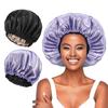 Ladies Fashion Stretch Hair Cap, Button Shower Cap