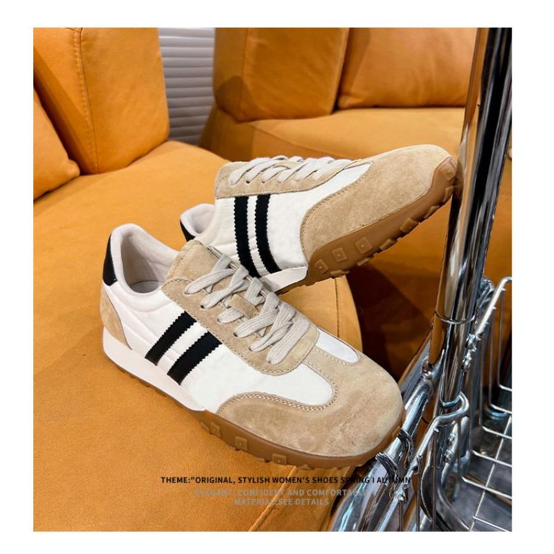 Leather Gump Shoes Spring Shoes German Training Shoes Women's Flat Sports Shoes