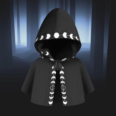 Gothic Hooded Cape for Halloween Cosplay and Role Playing