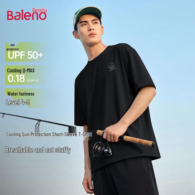 Baleno Men s Ice-Cool Breathable Short Sleeve T-Shirt XL