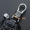 Unisex Leather Key Case For Car Key Wallet Pocket Key Holder Organizer Pouch Keys Organizer Large Capacity Zipper Key Case Bag