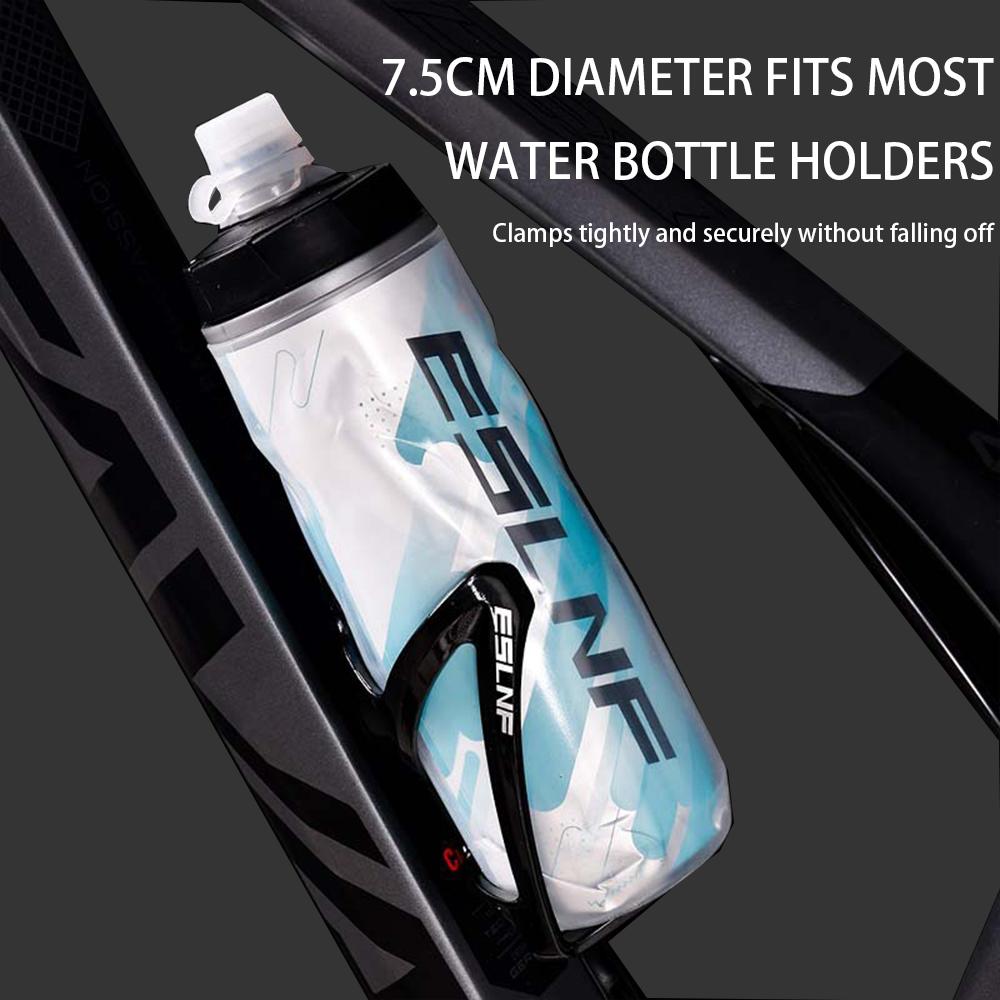 Cycling Water Bottle Bicycle Sports Water Bottle Thermos Tumbler Gym Extrusion Type Thermal Insulation Light Safe and Harmless