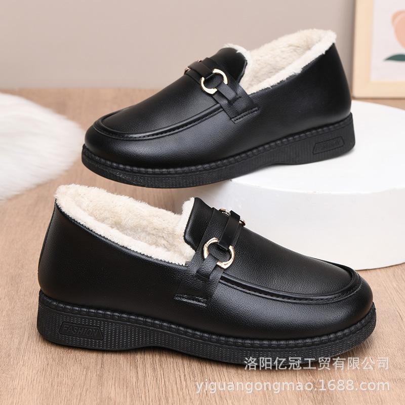Winter cotton shoes cotton shoes medium shoes non-slip wear-resistant casual
