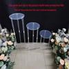 Elegant Transparent Square Frame Flower Stand for Weddings and Events