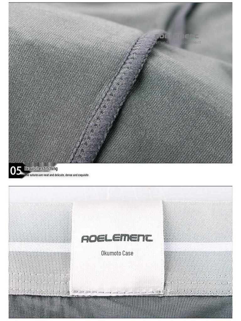 Aokuansu Men's Long Sport Boxer Briefs - Anti-Friction, Plus Size, For Running