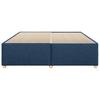Bed Frame without Mattress Blue 200x200 cm Fabric