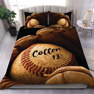 Baseball Duvet Covers Queen For Boys Kids Sports Comforter Cover Baseball Field Bed Set Ball Game Gaming Gamer Quilt Cover 3 Pcs
