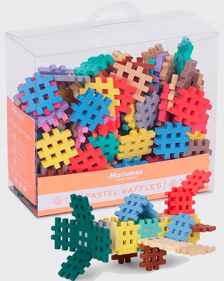 Waffle blocks waffles mini pastel 140pcs Marioinex