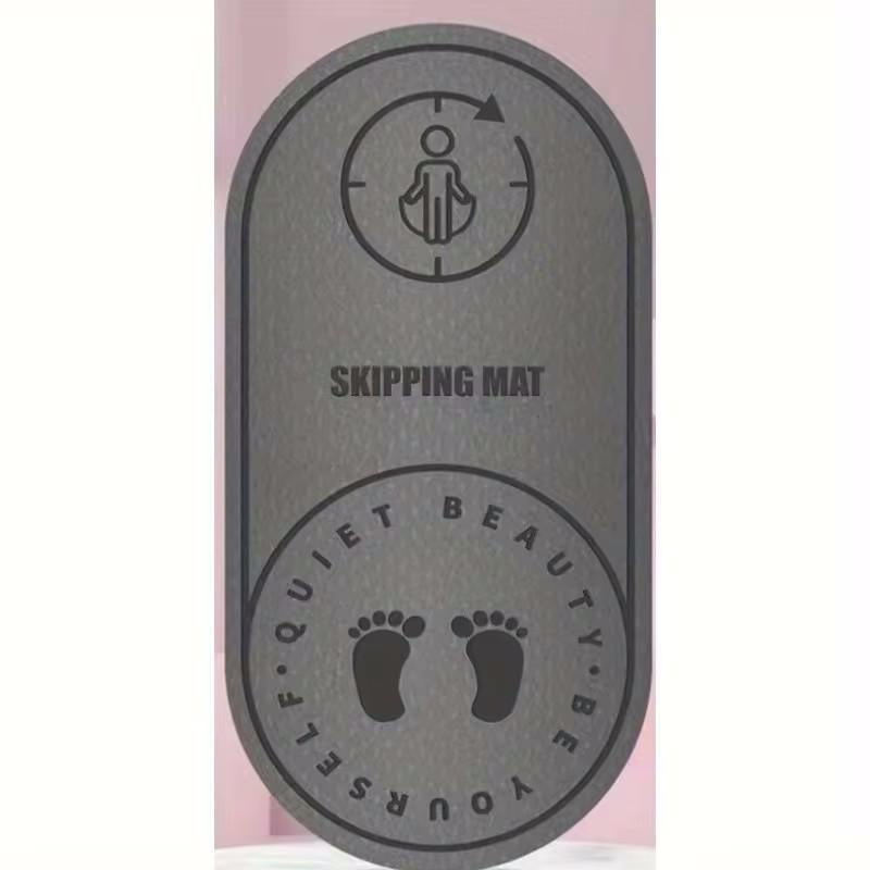 1pc (2.36in/3.15in) ThicknessTPE Jump Rope Mat, Durable Non-Slip Fitness Exercise Ma Suitable Fitness Training, Body Workout