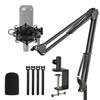 Frgyee AT2020 Microphone Microphone Tabletop Microphone Stand for and Other Microphones Stand, Arm, AT2020, AT2020USB+, AT2035, AT2050,
