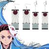 Модні аніме Demon Slayer Kimetsu no Yaiba Blade of Ghost Earings Акрилові сережки-краплі для жінок, чоловіків, ювелірні вироби, аксесуари, подарунок
