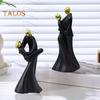 Dancing Couple Statue Resin Abstract Couple Ornament Desktop Hugging Couple Sculpture for Bedroom Living Room Decor Wedding Gift