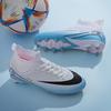2025 new youth AG long nails TF broken nails high-top football shoes men's and women's grass training sports shoes