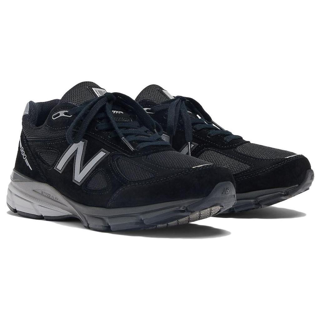 New Balance Baskets Homme 990v4 Fabriquées aux États-Unis Noir Argent 2023 Homme Gris U990BL4