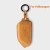 For VW Volkswagen Golf 8 Tuang X ID4 ID6 ID3 Talagon Lamando L Suede Remote Car Key Case Shell Keychain for VW Car Key