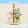 Adorable Long Legged Smiling Frog Plush Keychain Soft Toy Doll Accessory 15cm