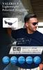 Valeria Lightweight 13g Sunglasses with Polarized Lenses and Hard Perfect for Sports and UV Black [High-End Ultra-Lightweight] Case, Outdoors,