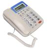 W168 Corded Telephone Caller ID Landline Phone with LCD Screen for Home Office Hotel