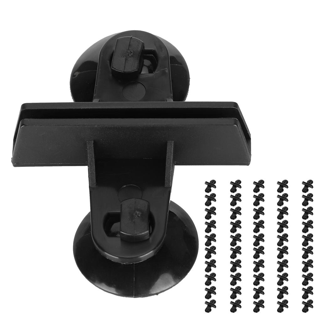 50 Stück Kunststoff Aquarium Trennplatte Fisch Trennwand Saugnapf Clip Trennwand Halter