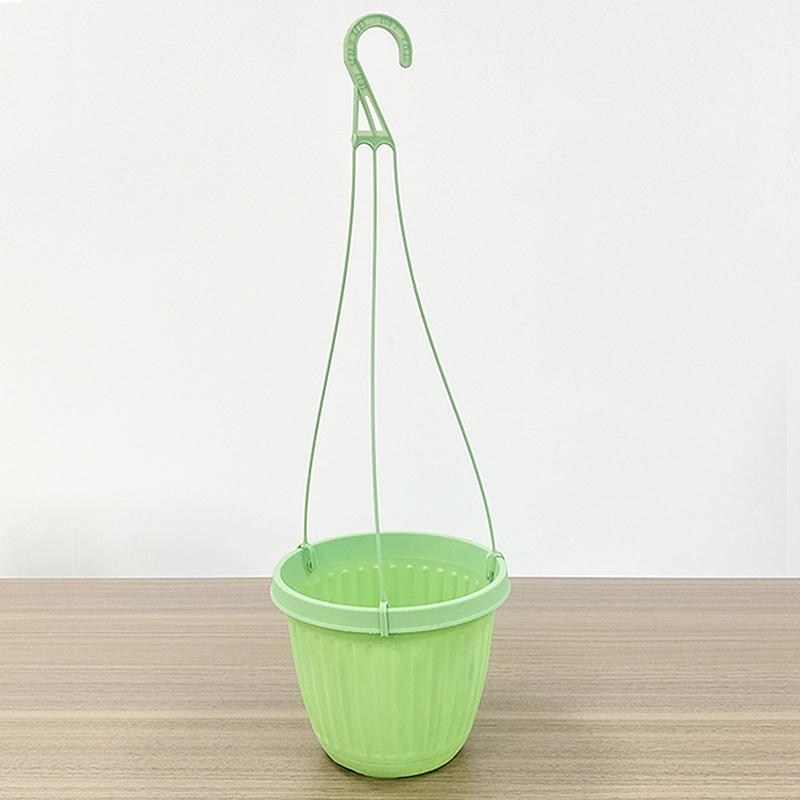 

Настенный подвесной горшок для цветов хлорофитум Керамические уличные пластиковые суккулентные кашпо зелёный