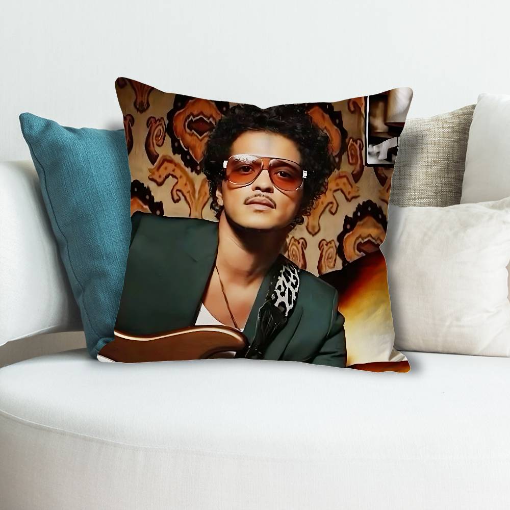 BBruno MMars 24K Magic Pillow Cases for Bedroom Living Room Sofa Home Decor Polyester Cushion Cover with Zipper