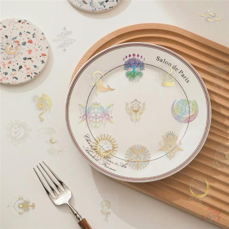 50Pcs/Set Golden Culture & Custom Series 01 PET Stickers Waterproof DIY Fashion Doodle Decals Stickers