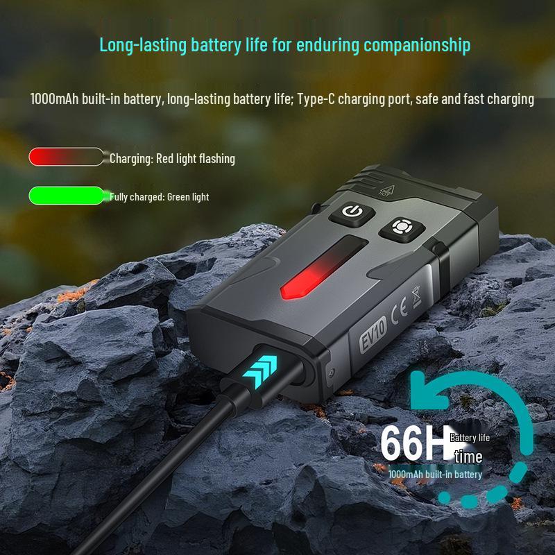 EDC RGB Mini Flashlight: High-Intensity, Long Battery, Quick Charge, Portable Emergency Keychain Light