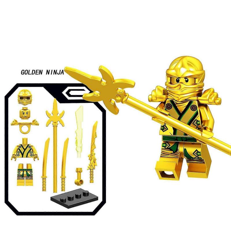 Set Of 18 Pcs Ninjago Mini Figures Kai Jay Sensei Wu Master Building Blocks Toys