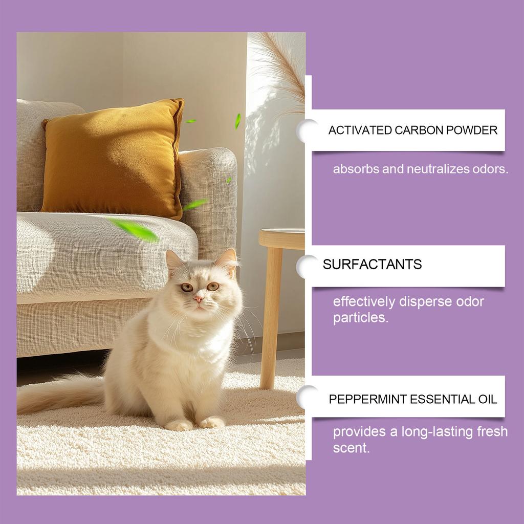 Pet Deodorant Spray Cat Dog Deodorant Cat Dog Urine Indoor Fresh Environment Spray  ,Dog Deodorizer , Fresh Environment Spray  ,1pc  ,50ML