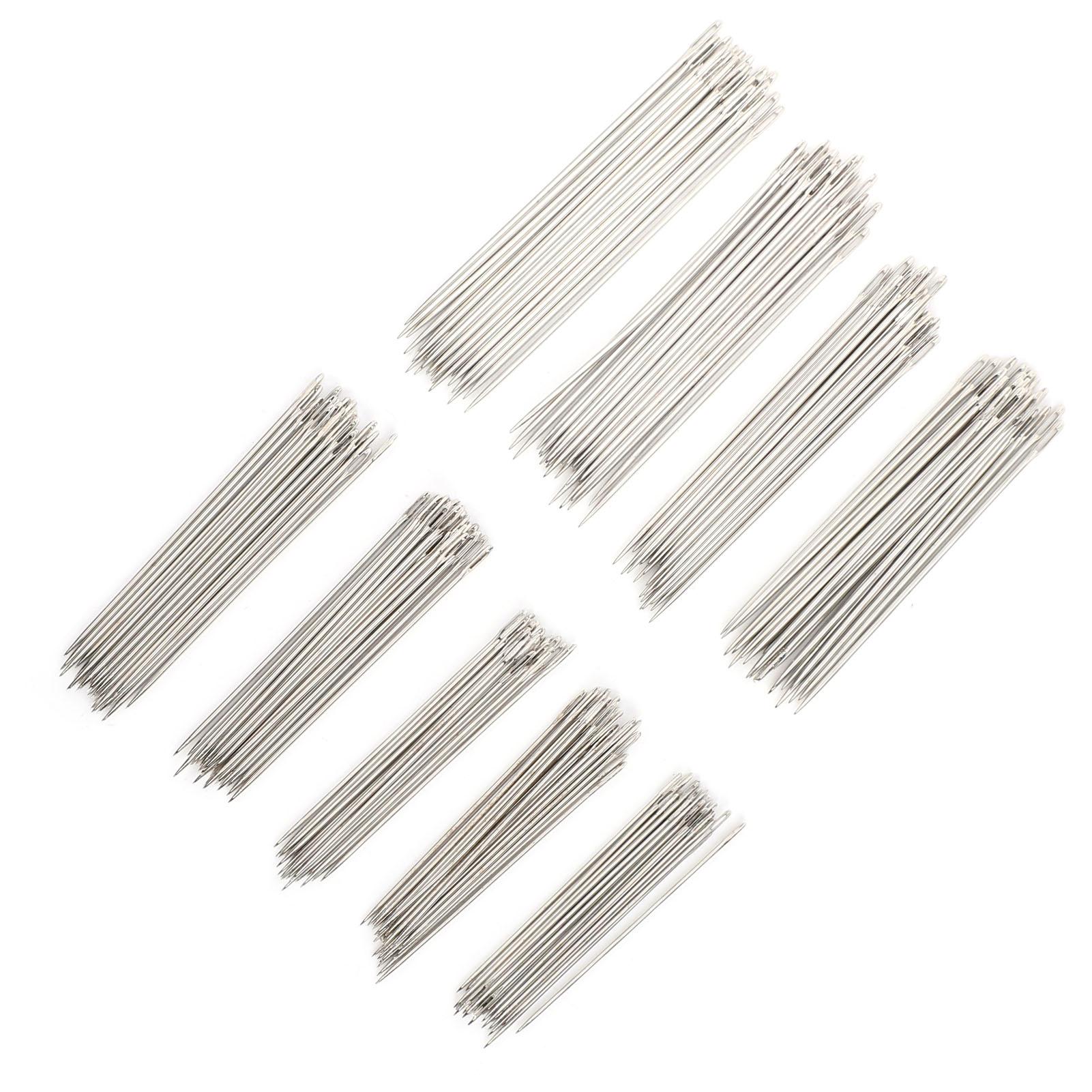 

216 шт. швейных игл из нержавеющей стали для вышивки ручным шитьем стеганого одеяла ремонт домашнего хозяйства своими руками(C# большой