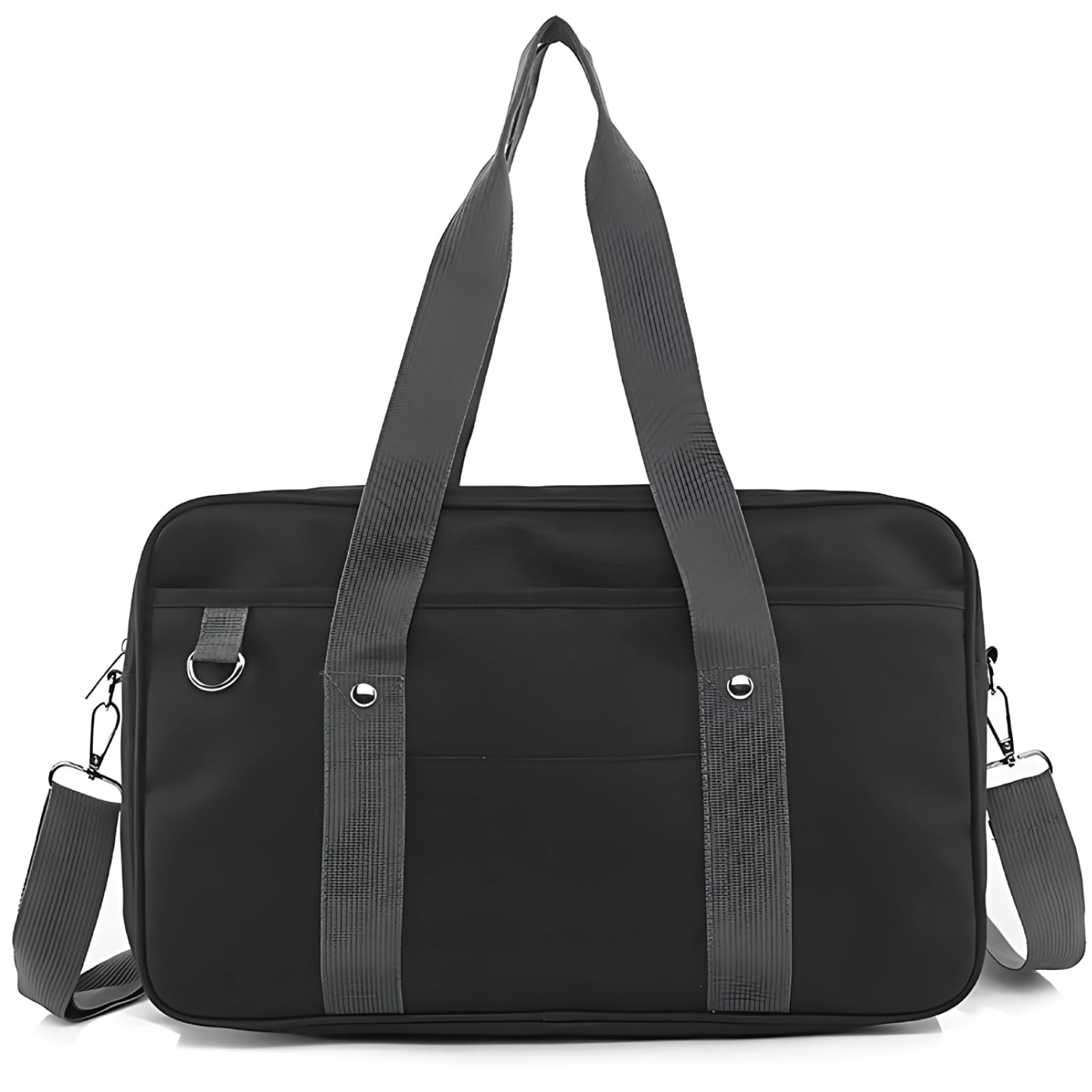 

School Shoulder Large For Junior High School and High School E488 [Eiza] Bag, Bag, Capacity, A4, School, Students, Multifunctional, Fabric, (Black) чёрный