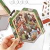 Infeel.Me Sixth Edition 2.5D PET Scenery Cartoon Sticker Set for Students
