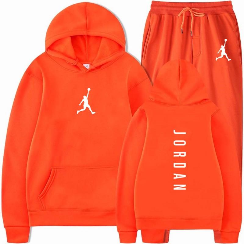 Mens Hoodie Tracksuit Set 2026 Fall Long Sleeve Sportswear Casual Outfit Gym Daily Wear